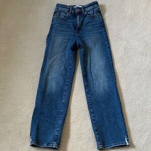 Zara Deep Blue Denim Pants
